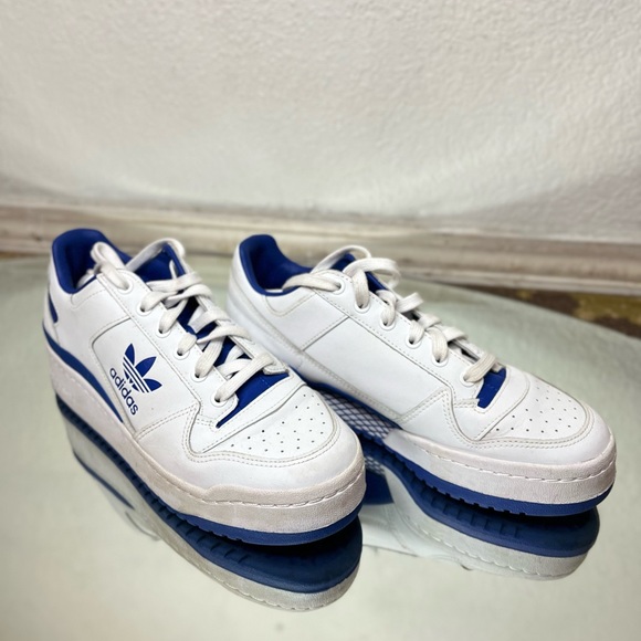 Adidas Forum Bold White Royal Blue (Women's) - Picture 3 of 11